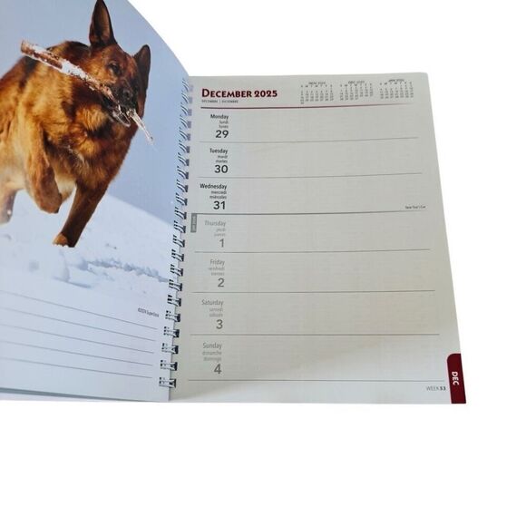 BrownTrout German Shepherds 2025 Engagement Planner NEW - Picture 4 of 5